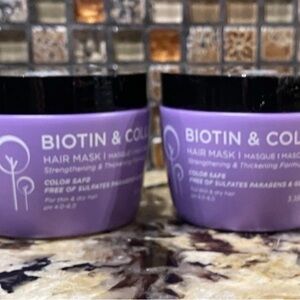 Biotin & Collagen Strengthening Hair Mask - Purple